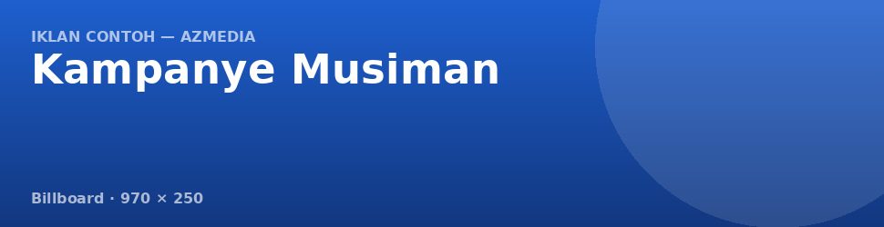 CONTOH — Kampanye Musiman