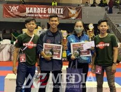 Atlet Karate Yonif 320/Badak Putih  Rain Medali Di Kejurda Karate Serkuit II Jawa Barat