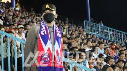 *Final Piala Presiden 2022 di Kanjuruan Aman, Aremania Berikan Apresiasi Polres Malang*
