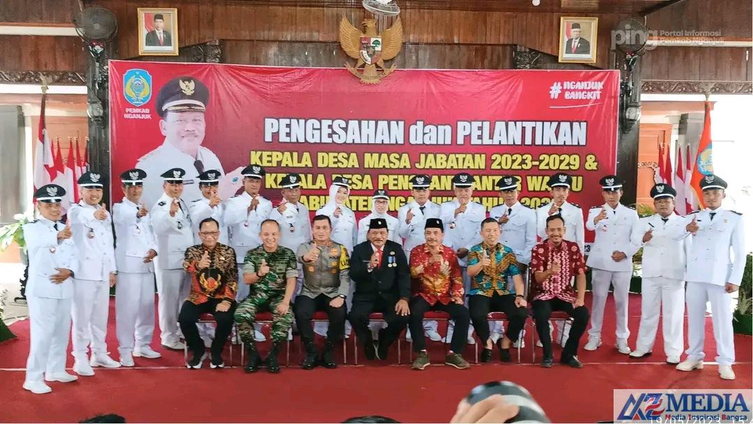 FB IMG 16845438968565042 Bupati Nganjuk Marhaen Djumadi resmi mengesahkan dan melantik 16 Kepala Desa (Kades) masa jabatan 2023 – 2029
