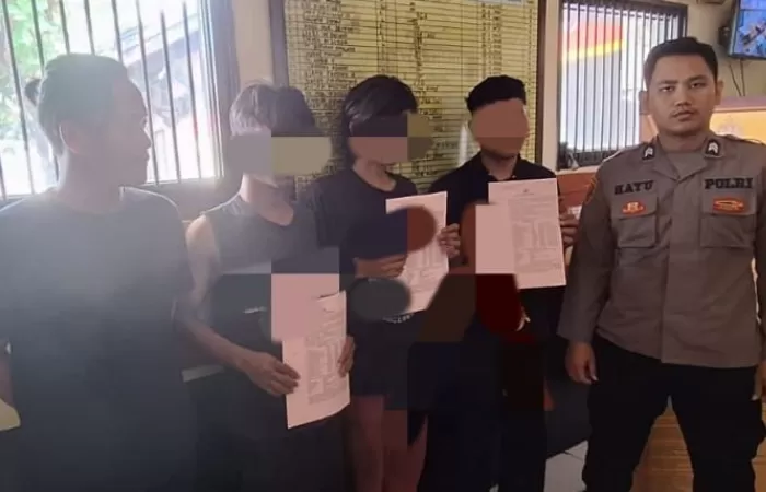 IMG 6495 Empat Pemuda Keroyok Warga Tulungagung hingga Berakhir Dibui