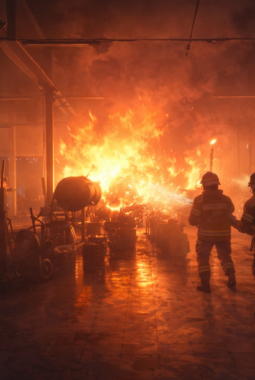 Gudang Produksi Kacang Atom Panda di Kedungwaru Dilalap Api, Kerugian Capai Rp25 Juta