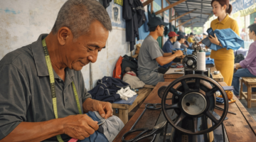 Ekonomi Mikro Tetap Berputar: Jasa Permak Kenayan Tulungagung Masih Ramai