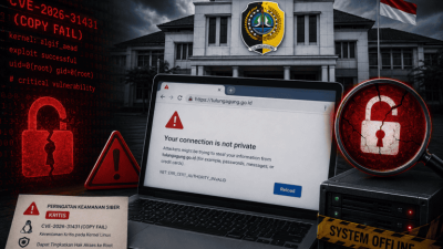 Dua Pekan Tak Bisa Diakses, Website Resmi Pemkab Tulungagung Diduga Belum Tambal Celah Kritis Linux “Copy Fail”
